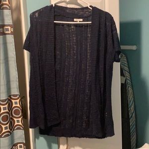 Navy blue cardigan